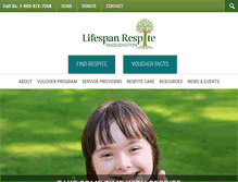 Tablet Screenshot of lifespanrespitewa.org